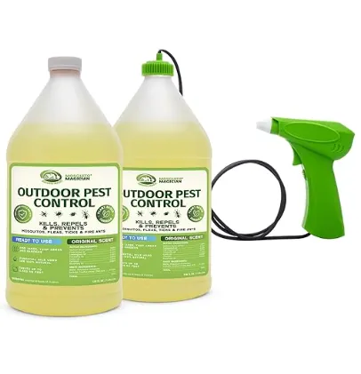 Battery Sprayer with 2 Gallons of Ready-to-Use Mosquito Killer & Repellent
