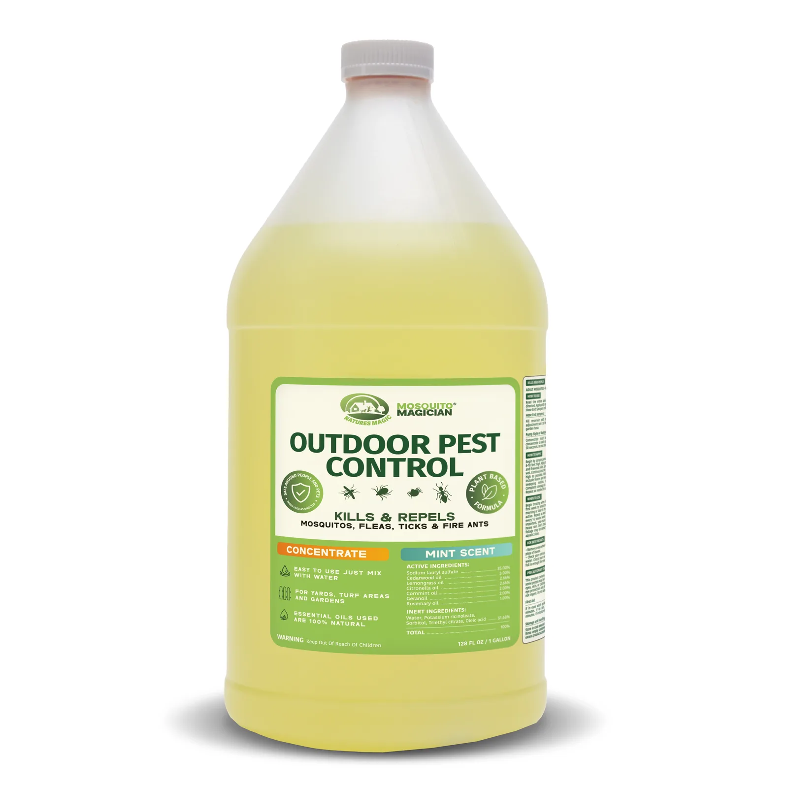 Mosquito Killer & Repellent Concentrate - MINT 1 Gallon