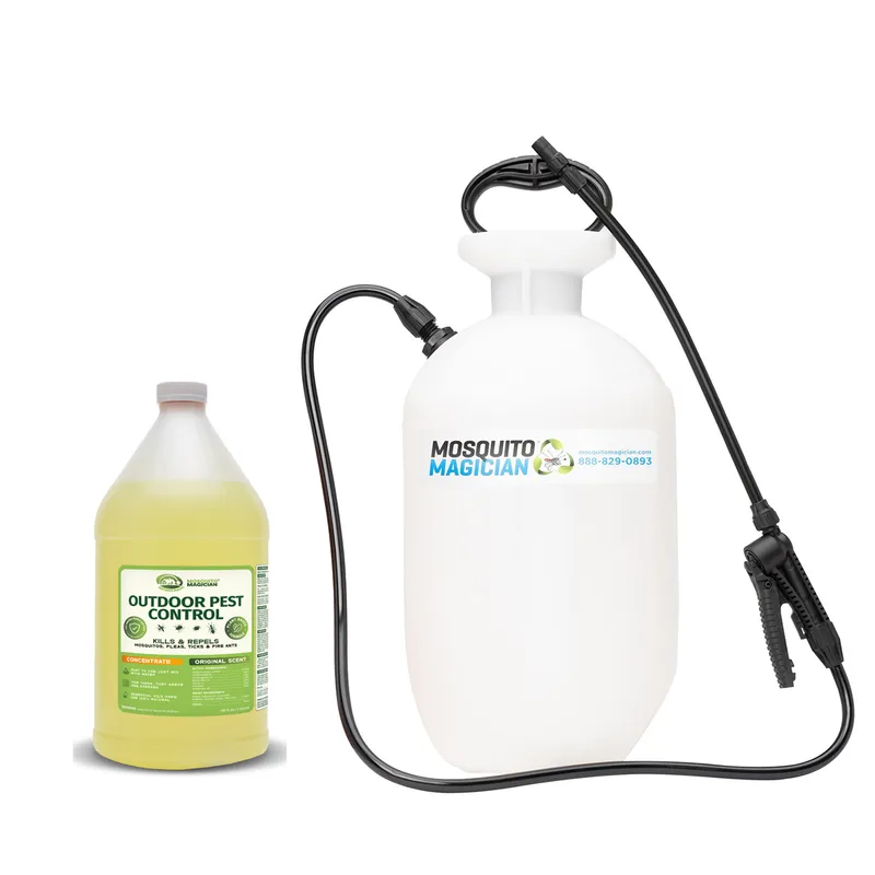Pump Up Sprayer + 1 Gallon Mosquito Killer & Repellent Combo