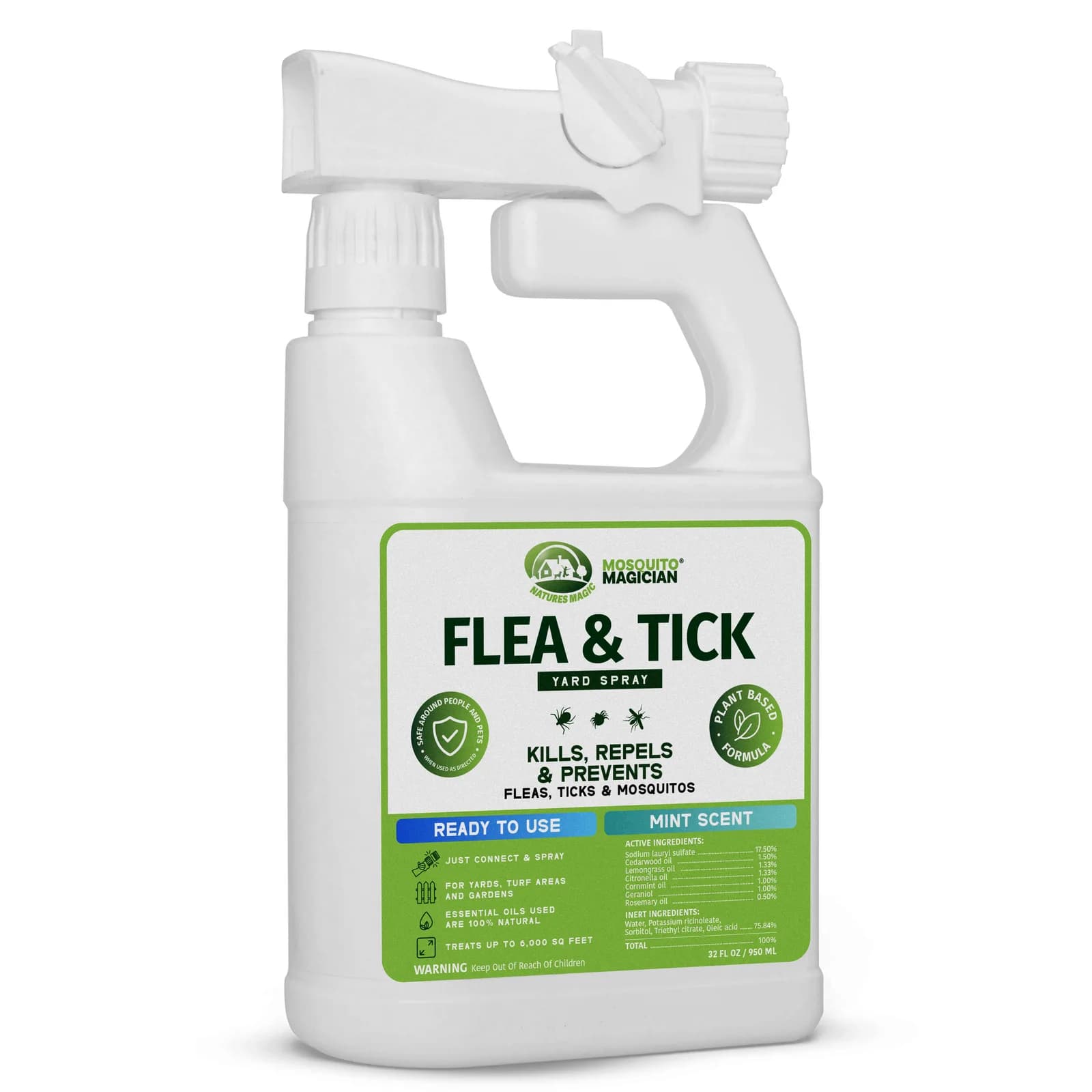 Hose End Sprayer Flea & Tick Killer & Repellent